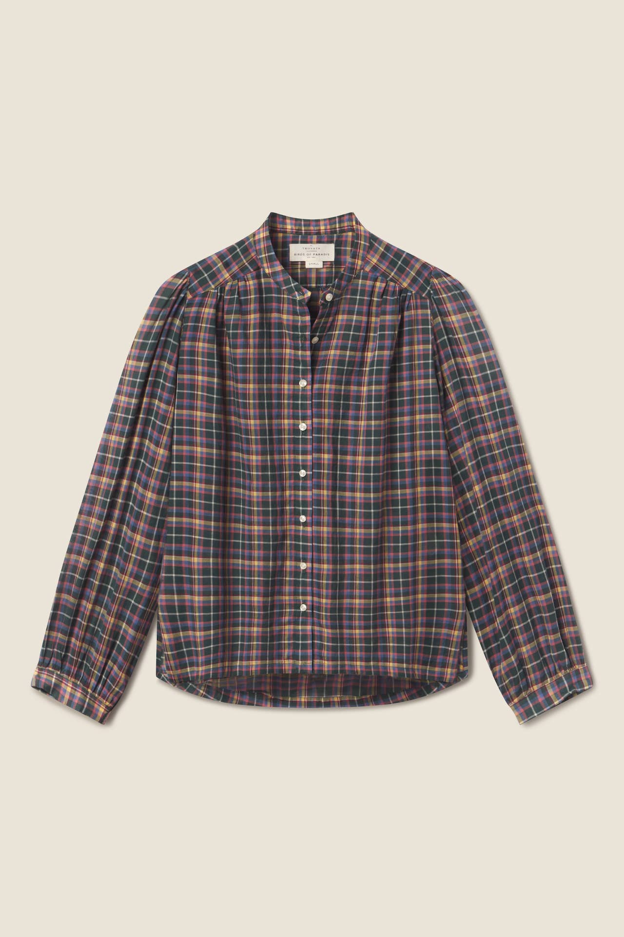 Clara Blouse Prisma Plaid