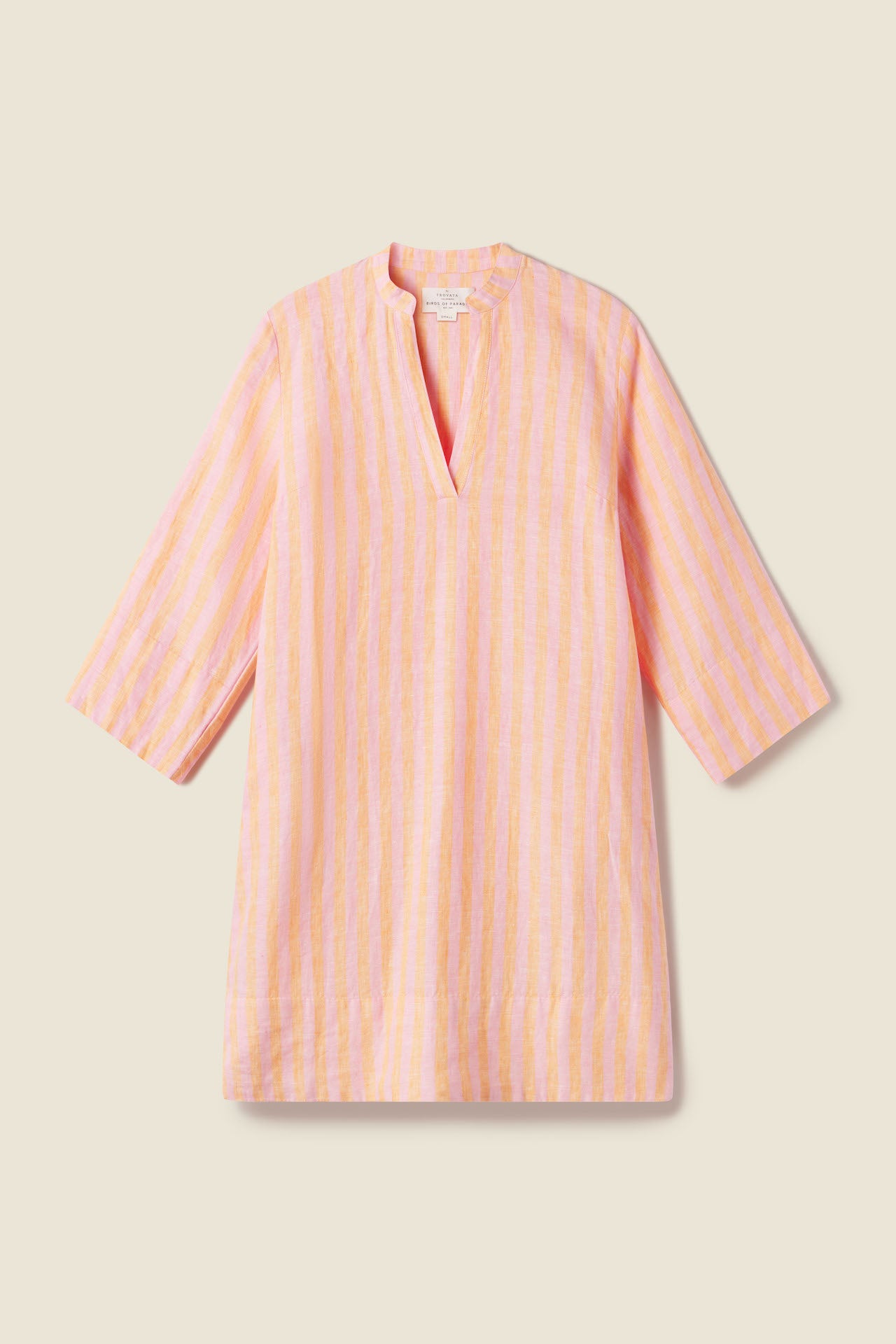 Lucca Shift Dress Creamsicle Stripe