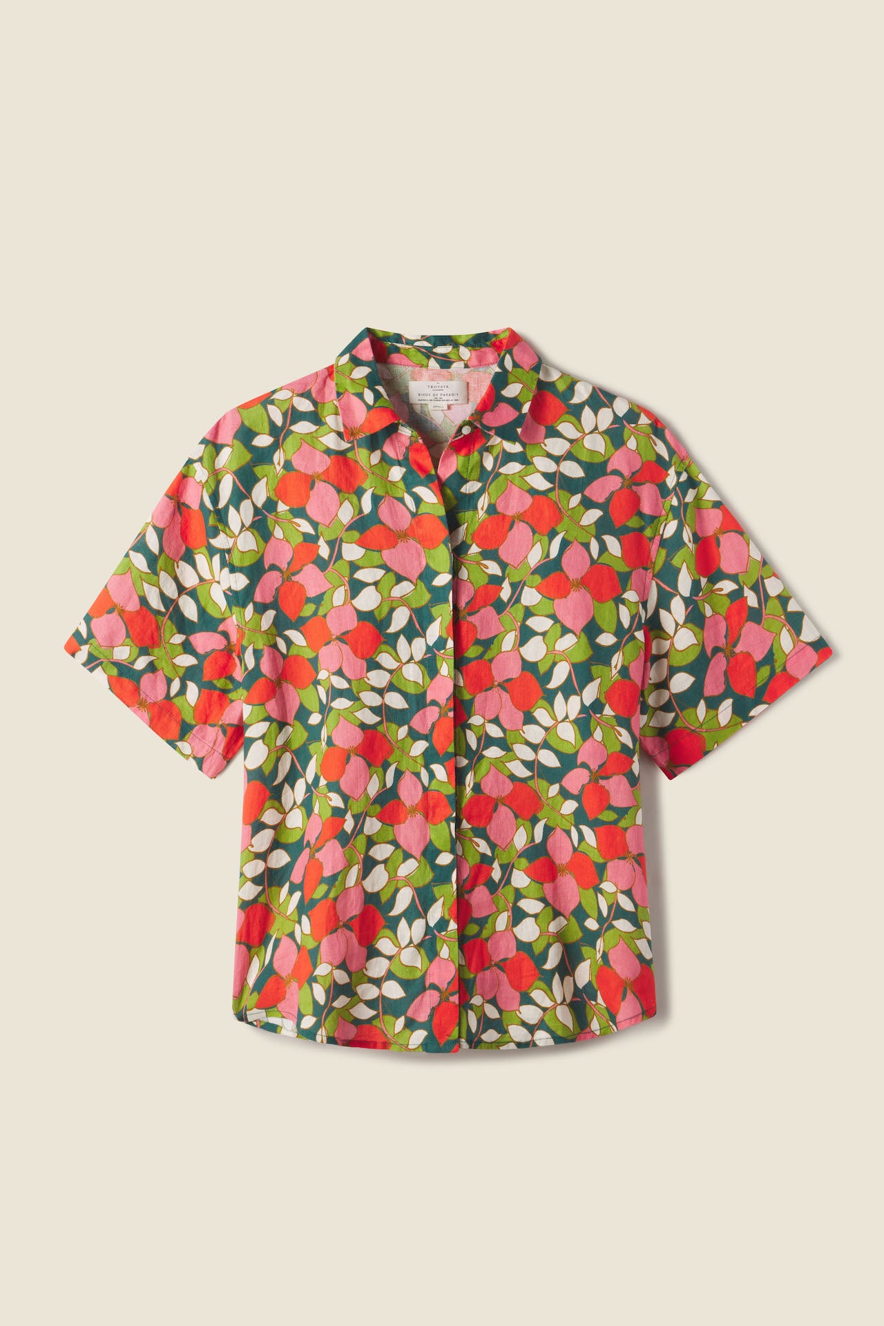 Sienna Shirt Rainforest Linen