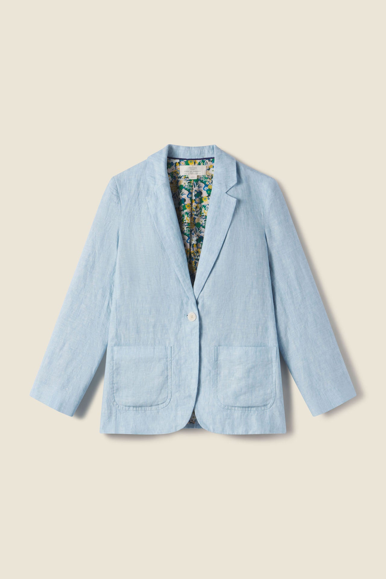 Theo Blazer Sky Linen