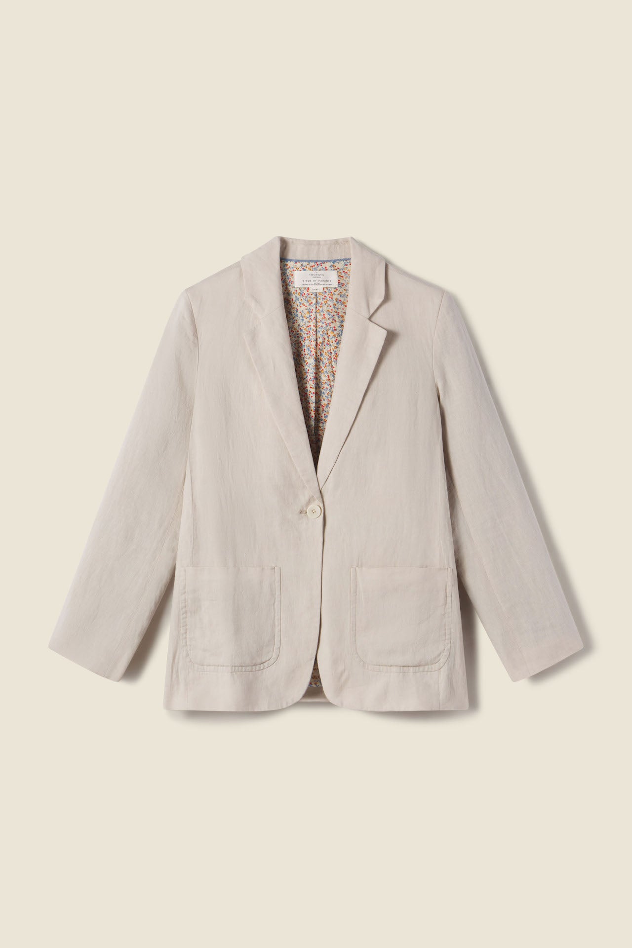 Theo Blazer Flax Linen