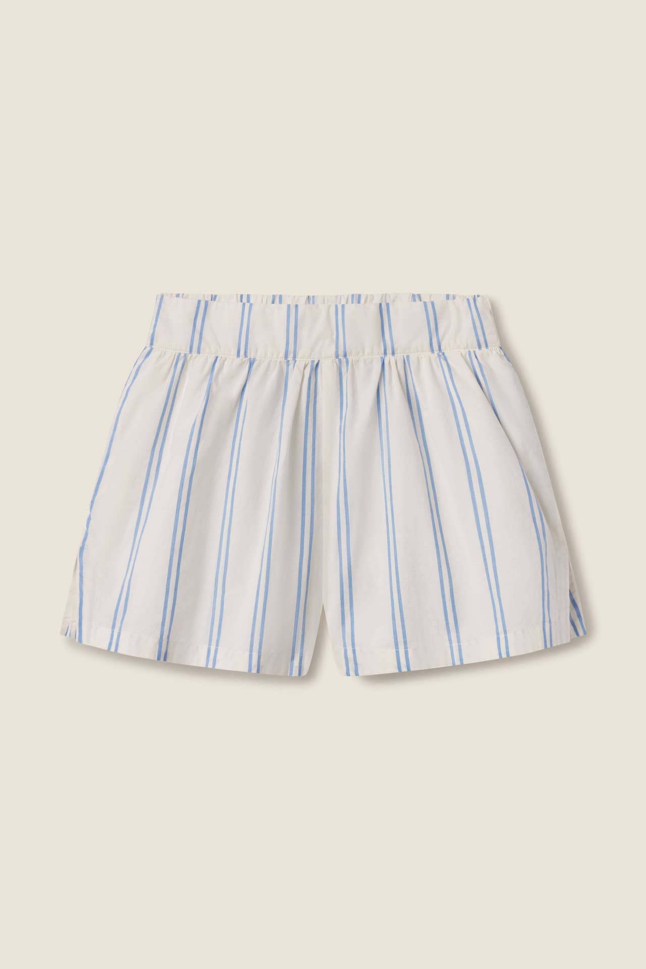 Rhea Short Cerulean Stripe