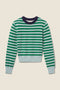 Cleo Sweater Green Stripe