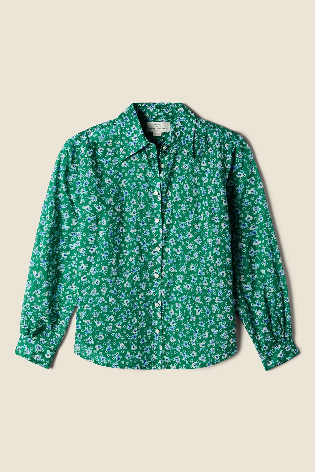 Jacquelin Shirt Spirulina Flower