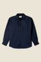 Blake Oversized Shirt Navy Voile
