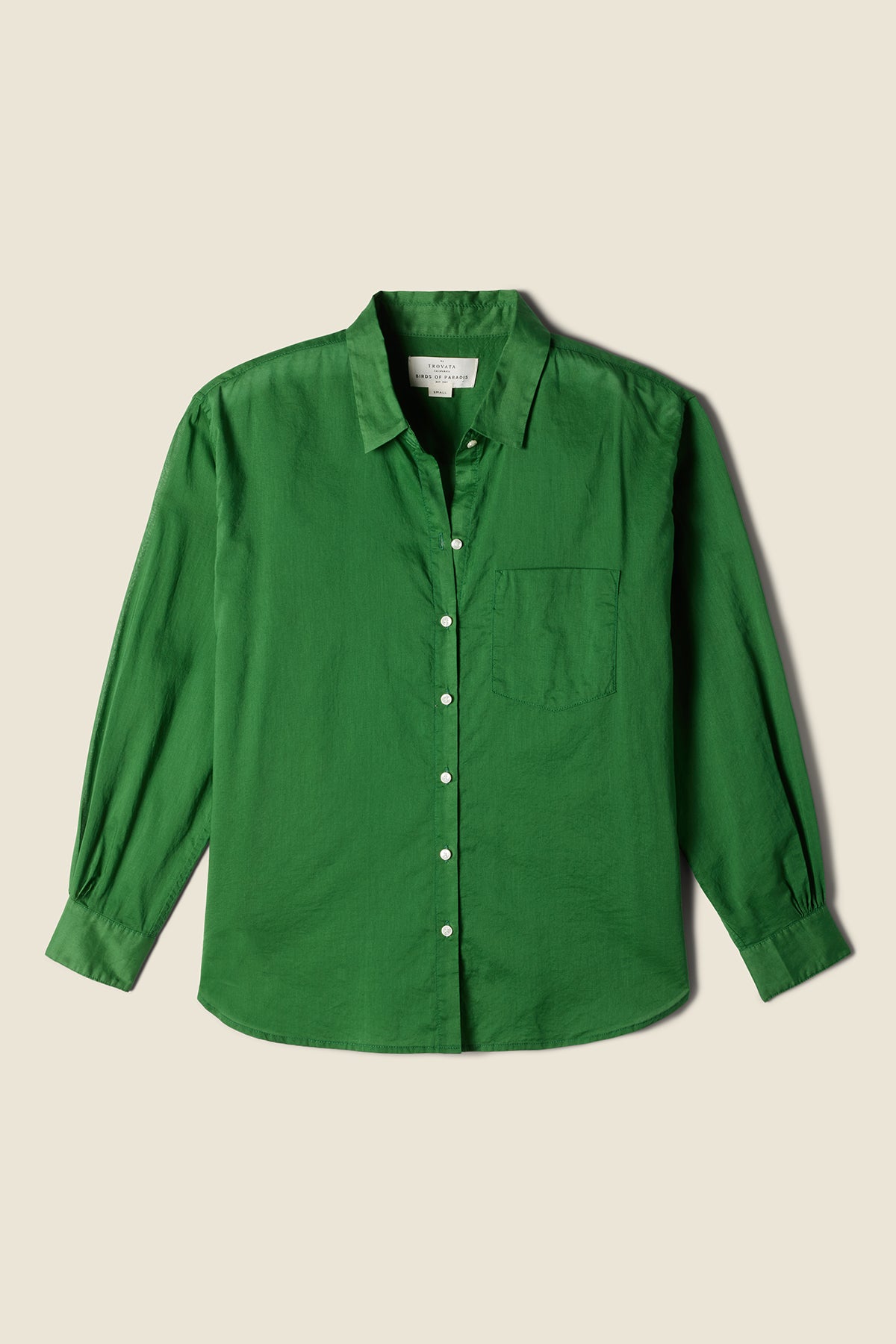 Blake Oversized Shirt Fennel Voile