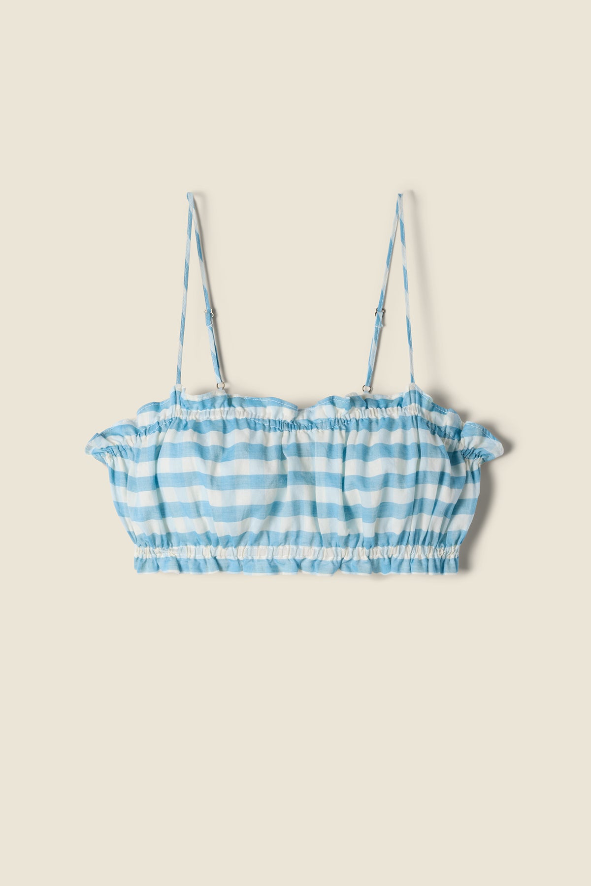 Brigette Bandeau Top Navagio Gingham