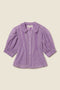 Jess Blouse Lilac Gingham