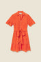 Martinique Dress Vermillion Eyelet