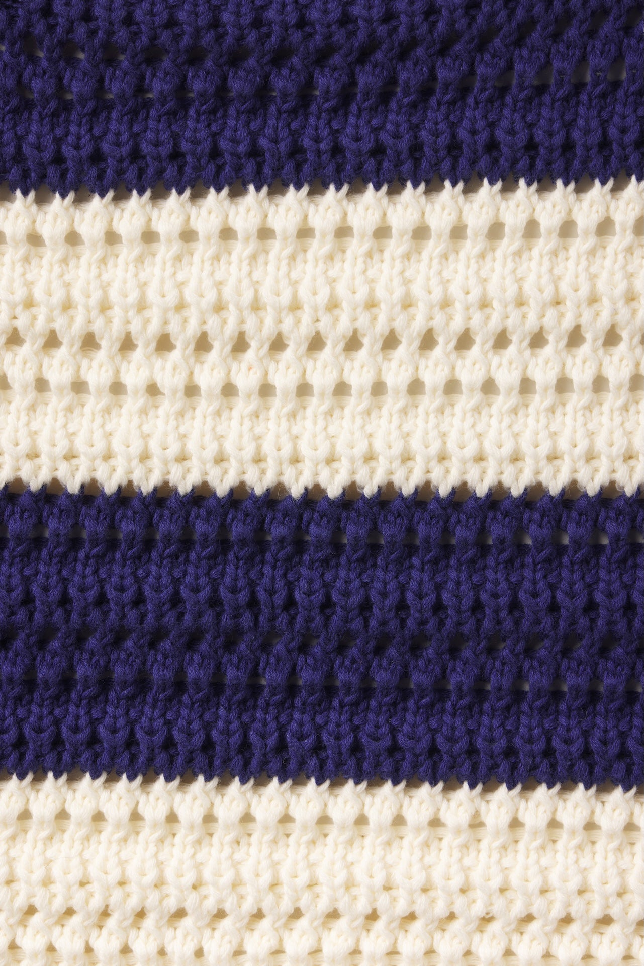 Justine Sweater Tank Navy W/ Antique White Stripe