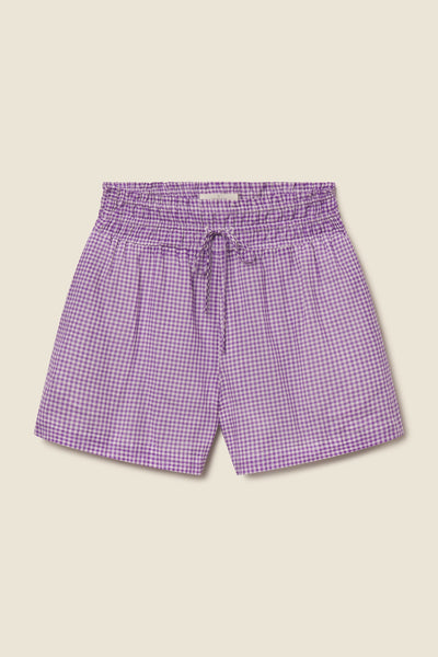 Frances Short in Lilac Gingham | Trovata