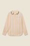 Blake Oversized Shirt w/ Ruffles Paradis Stripe