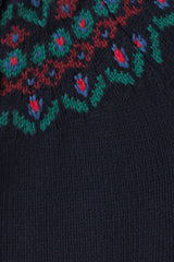 Ida Fairisle Cardigan Navy