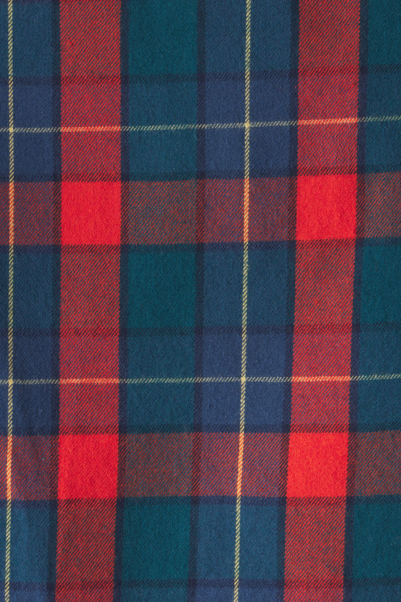 Marianne "B" Ruffle Sleeve Shirt Merrywood Plaid
