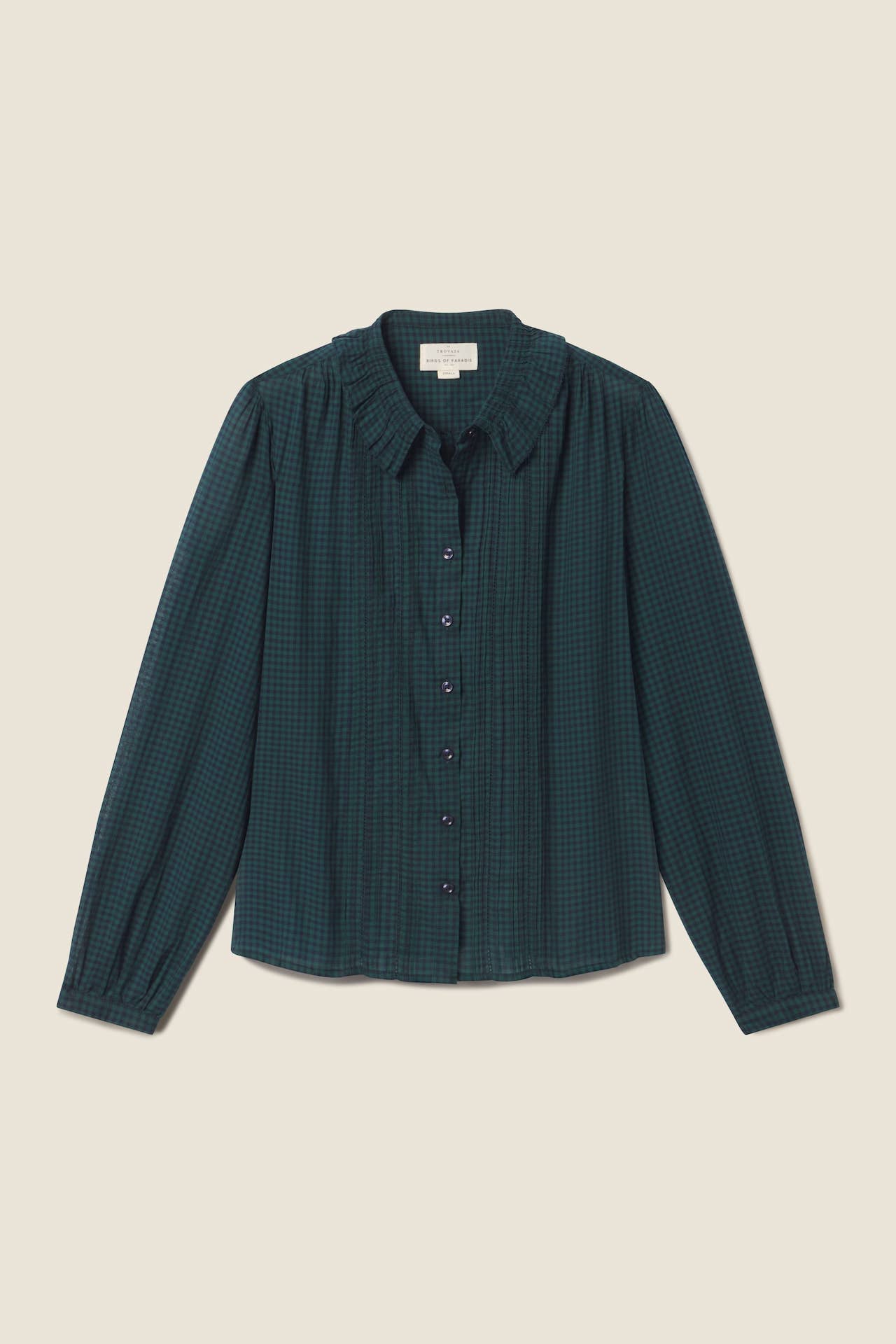 Alise Blouse Sea Pine Check