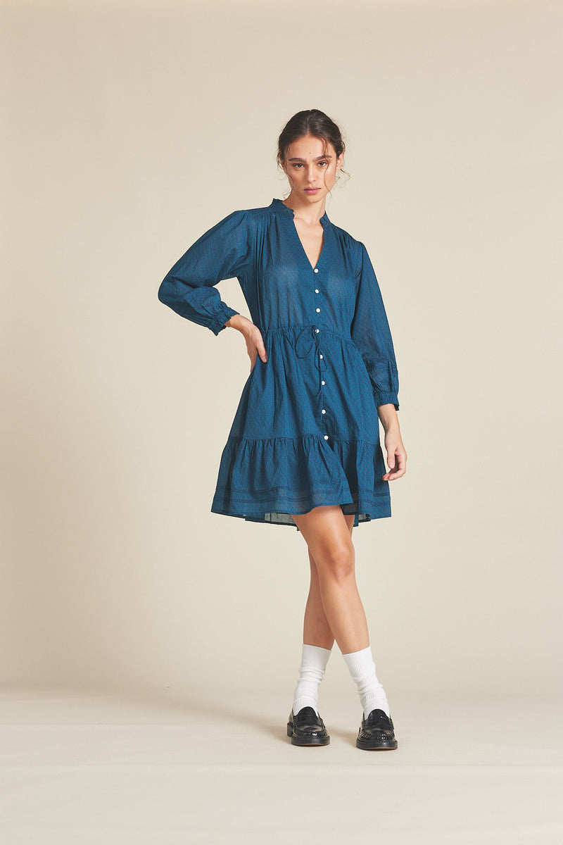 Yulia Dress Mediterranea Geo