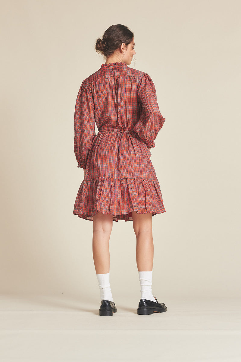 Yulia Dress Redford Plaid