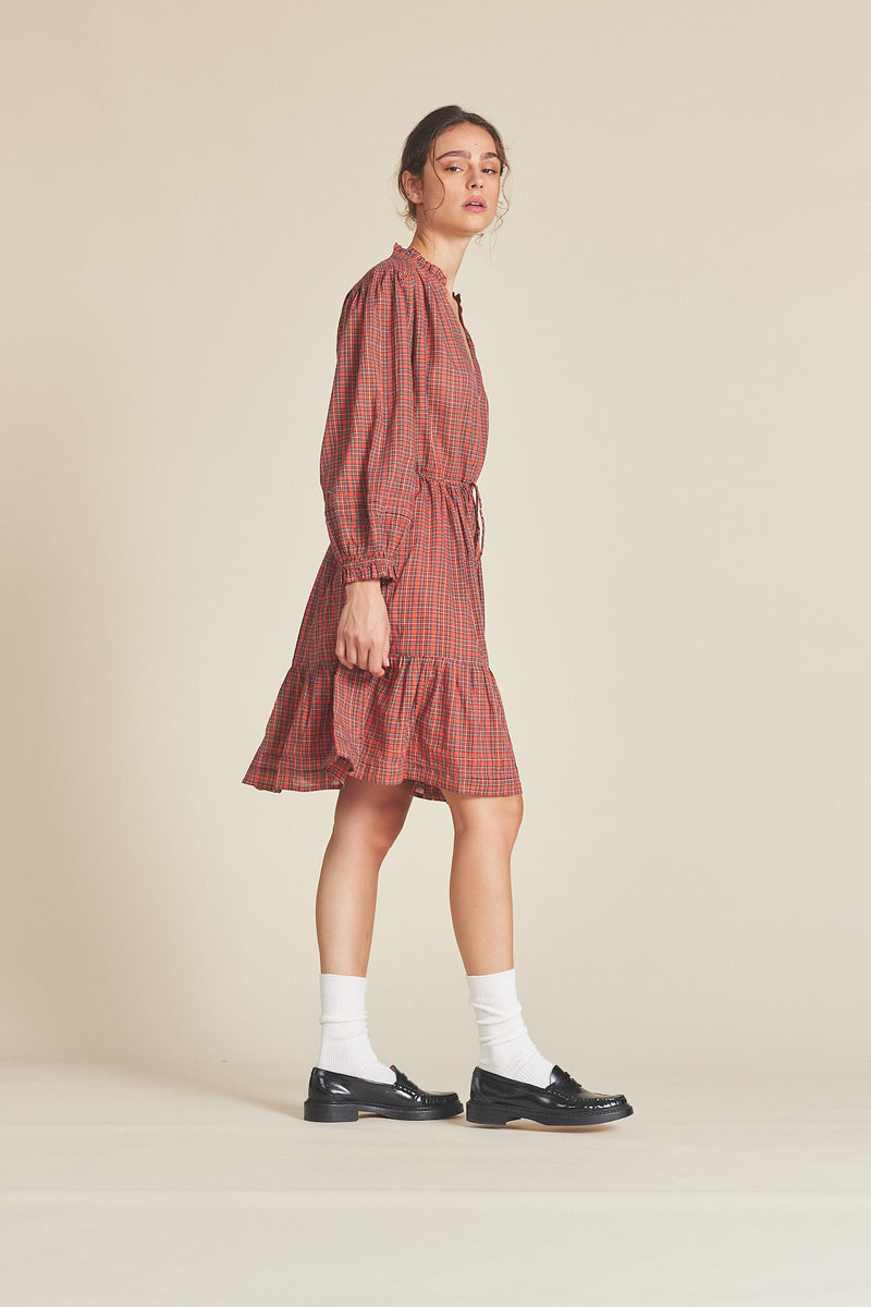 Yulia Dress Redford Plaid