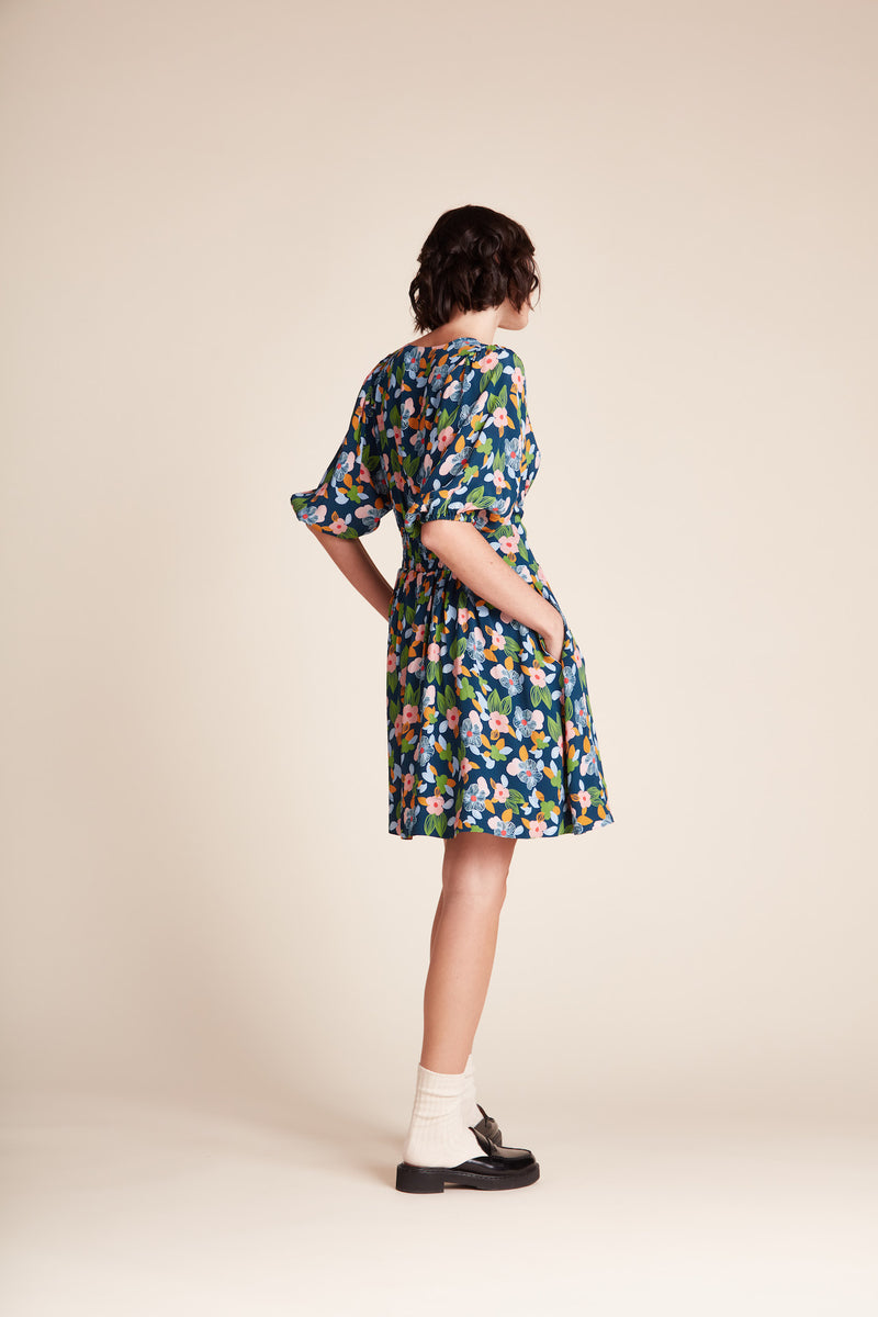 Gia Dress Wild Hibiscus