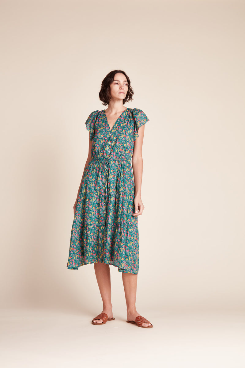 Kristi Dress Bold Leaflet
