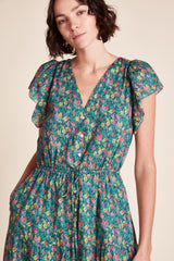 Kristi Dress Bold Leaflet