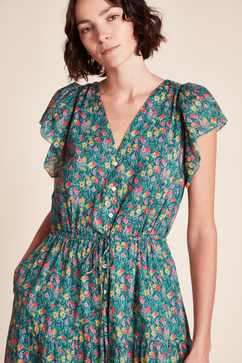 Kristi Dress Bold Leaflet