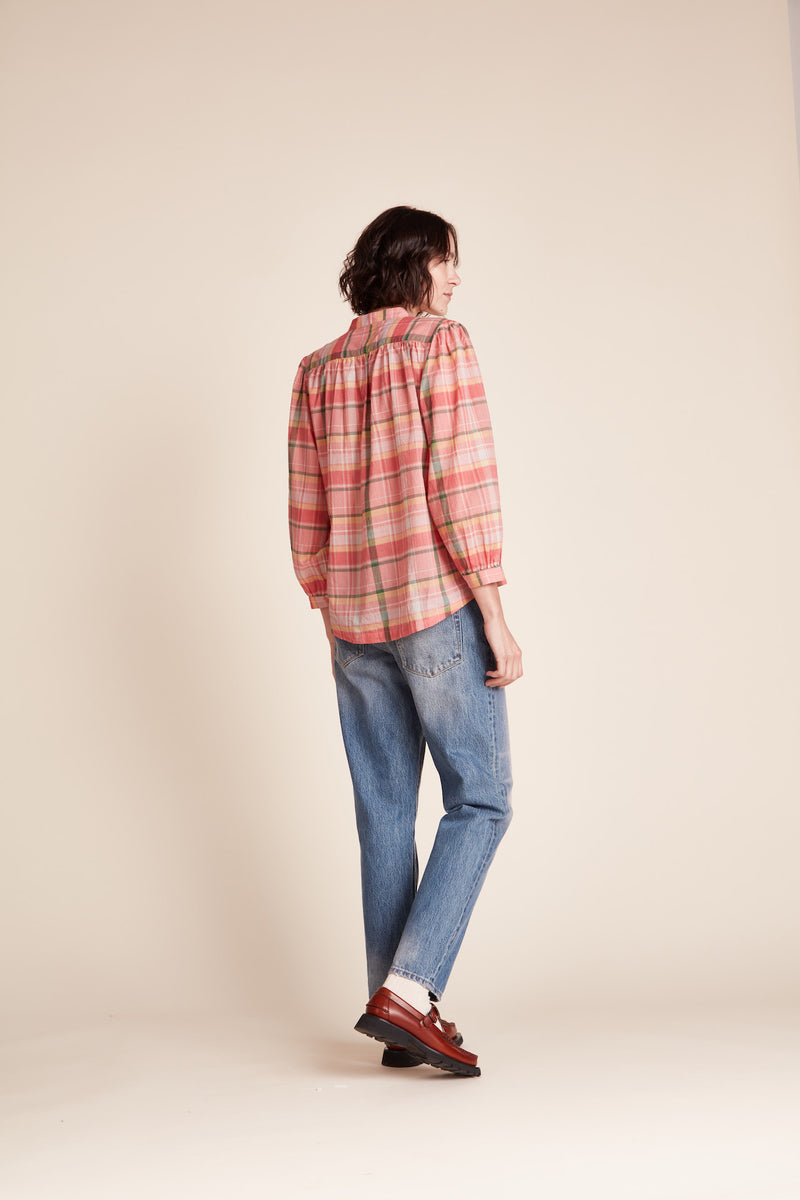 Lilly Blouse Marmelade Plaid