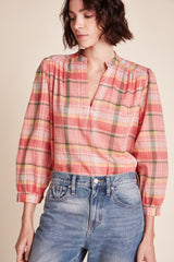 Lilly Blouse Marmelade Plaid