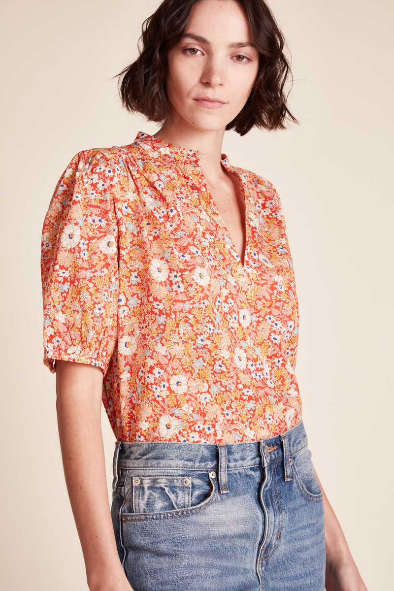Aline Blouse Autumn Fields