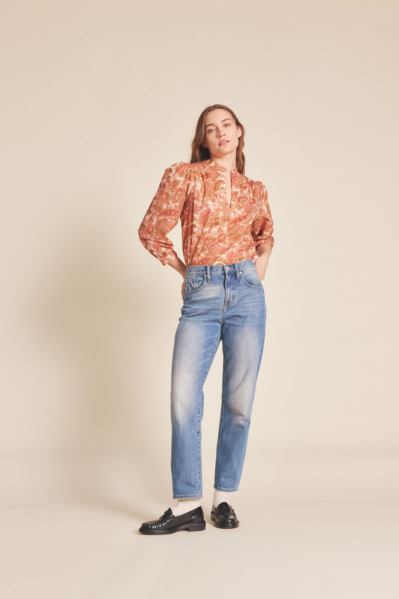 Bailey Blouse Autumn Paisley