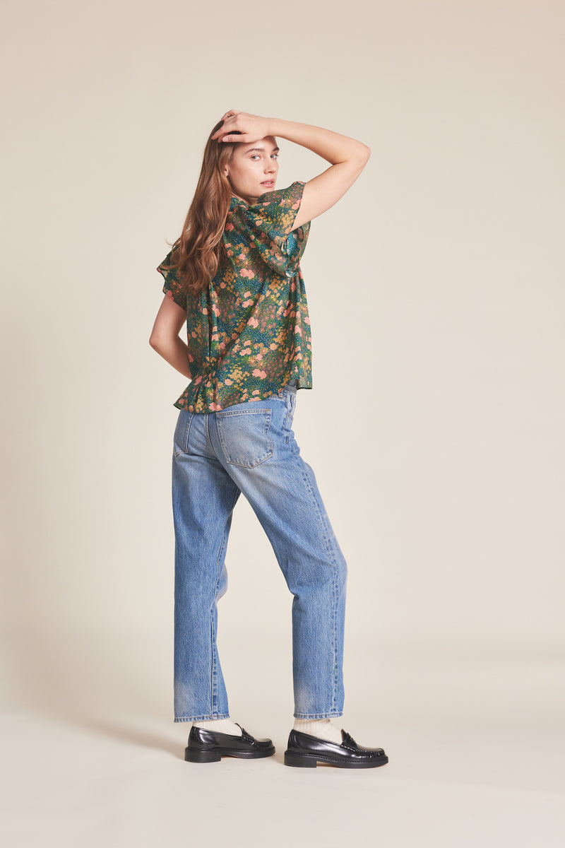 Clover Blouse Woodbine Cluster