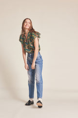 Clover Blouse Woodbine Cluster
