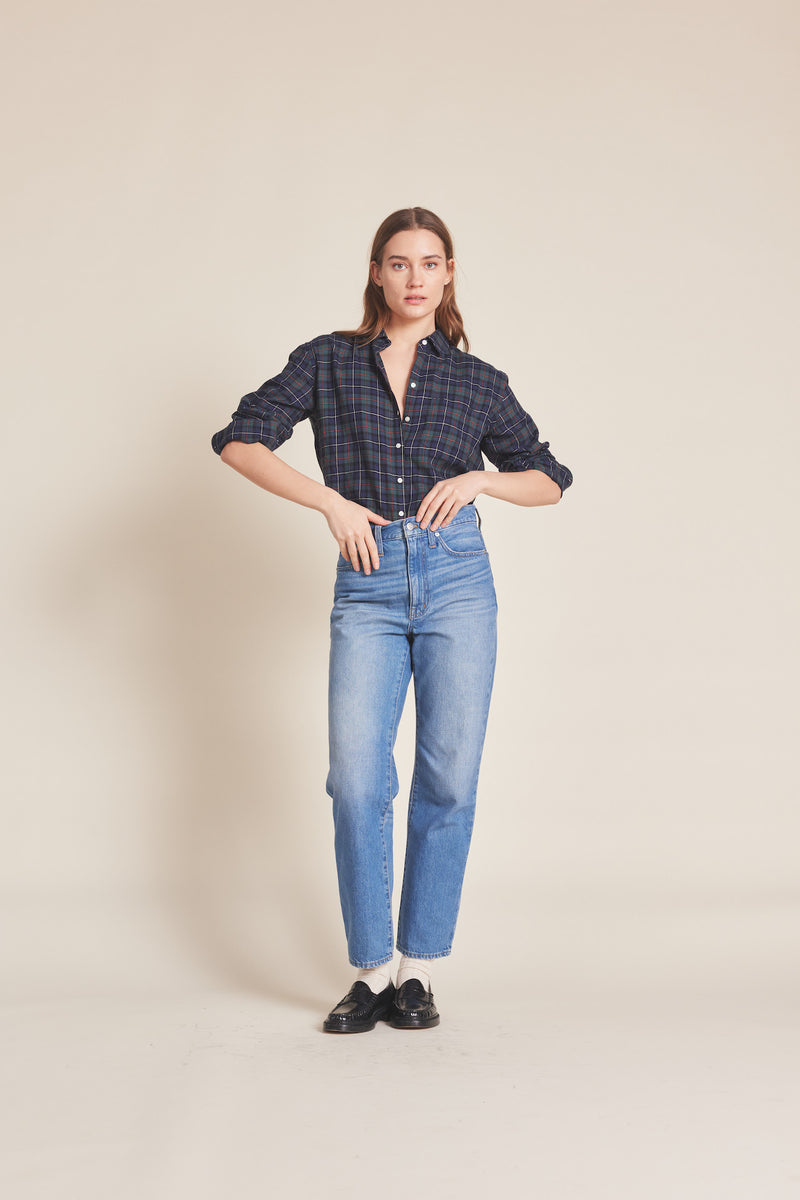 Blake Oversized Shirt Coachman Plaid