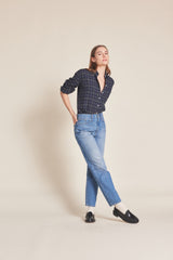 Blake Oversized Shirt Coachman Plaid