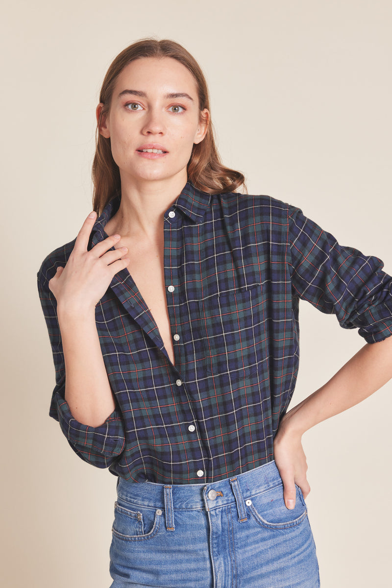 Blake Oversized Shirt Coachman Plaid
