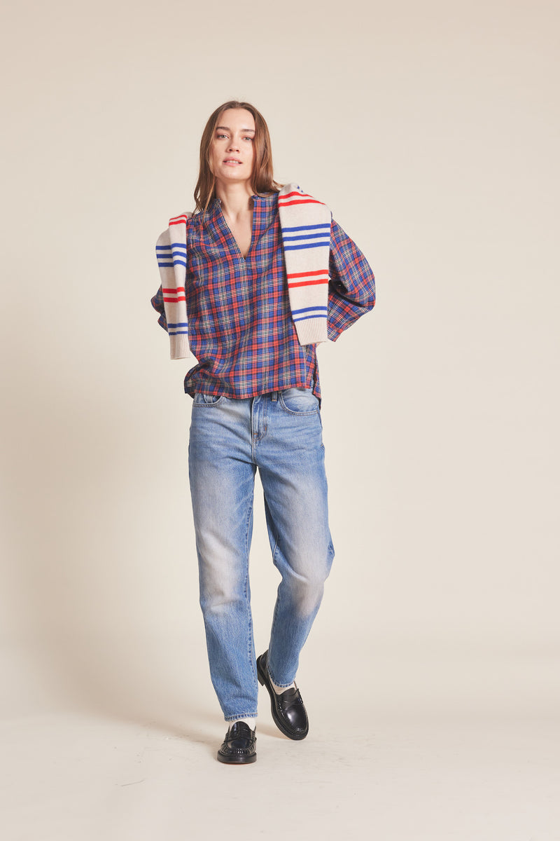 Bailey Blouse Crosby Plaid