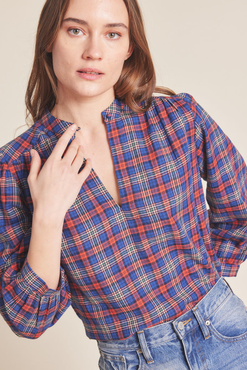 Bailey Blouse Crosby Plaid