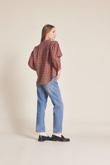 Lilly Blouse Cardinal Ditsy