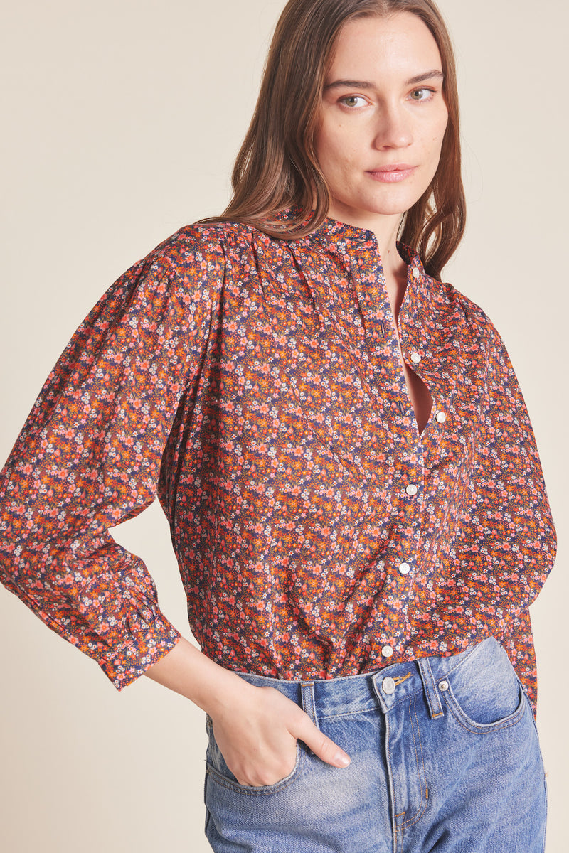 Lilly Blouse Cardinal Ditsy