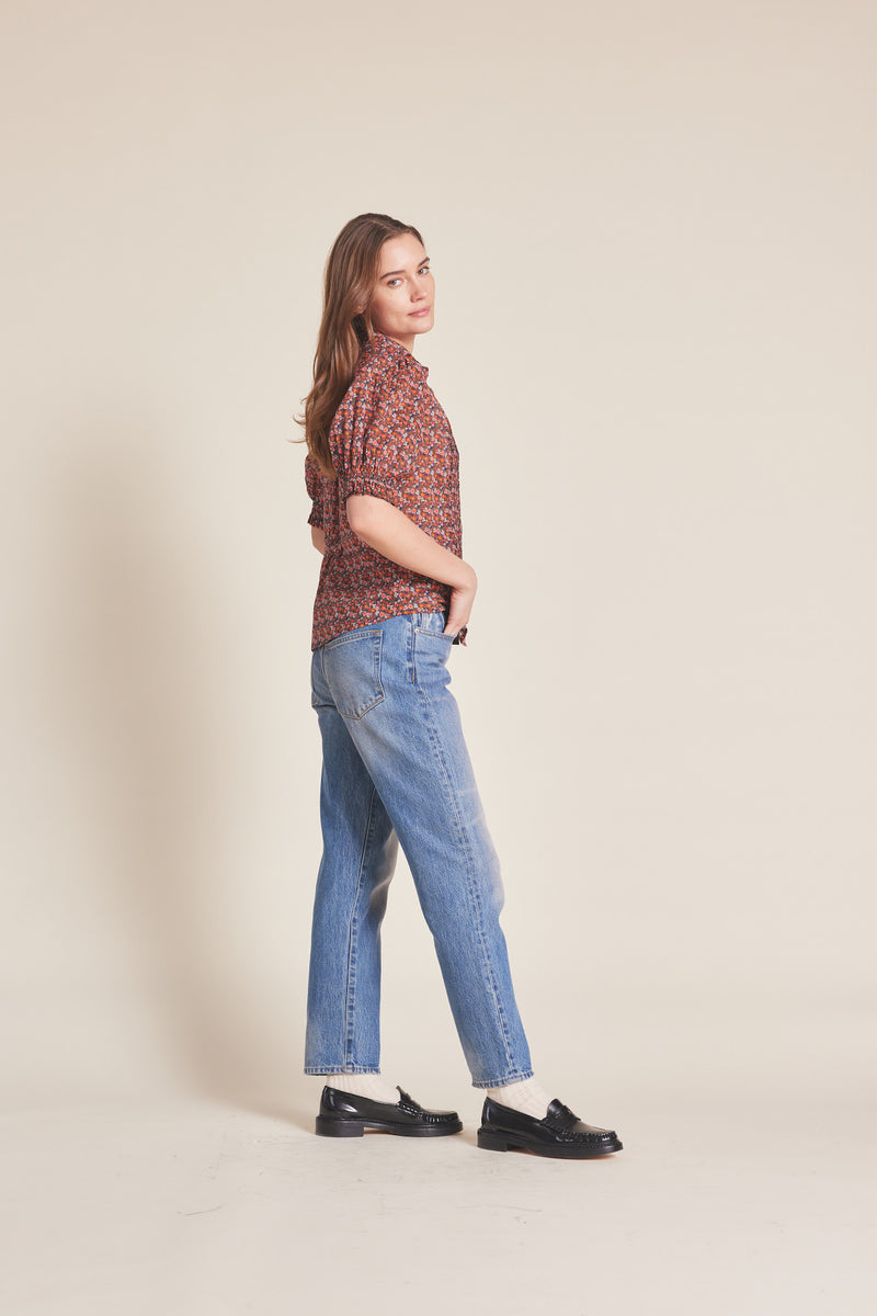 Gemma Blouse Cardinal Ditsy