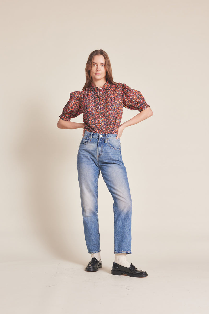 Gemma Blouse Cardinal Ditsy
