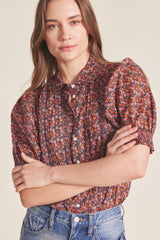 Gemma Blouse Cardinal Ditsy