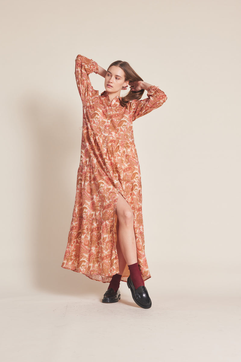 Martina Dress Autumn Paisley