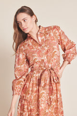 Martina Dress Autumn Paisley