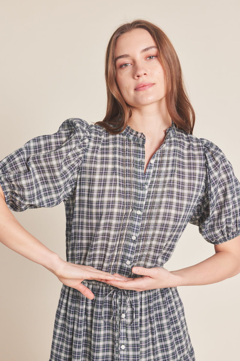 Hildie Dress Tiburon Plaid