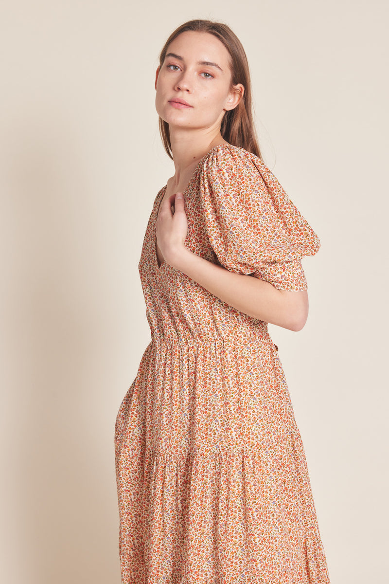 Arden Dress Bellflower Ditsy