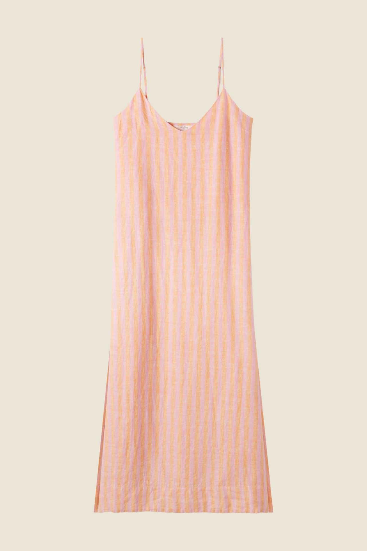 Reva Dress Creamsicle Stripe