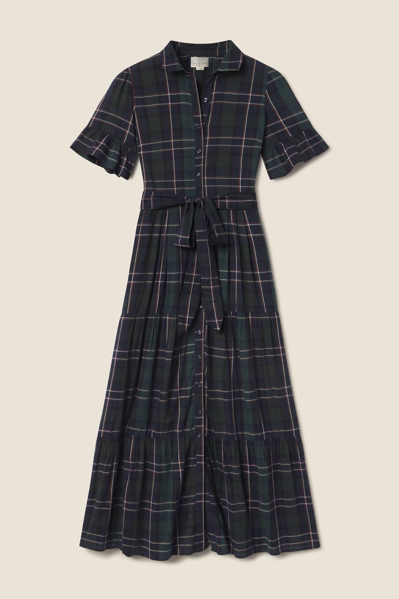 Martine Dress Windsor Plaid