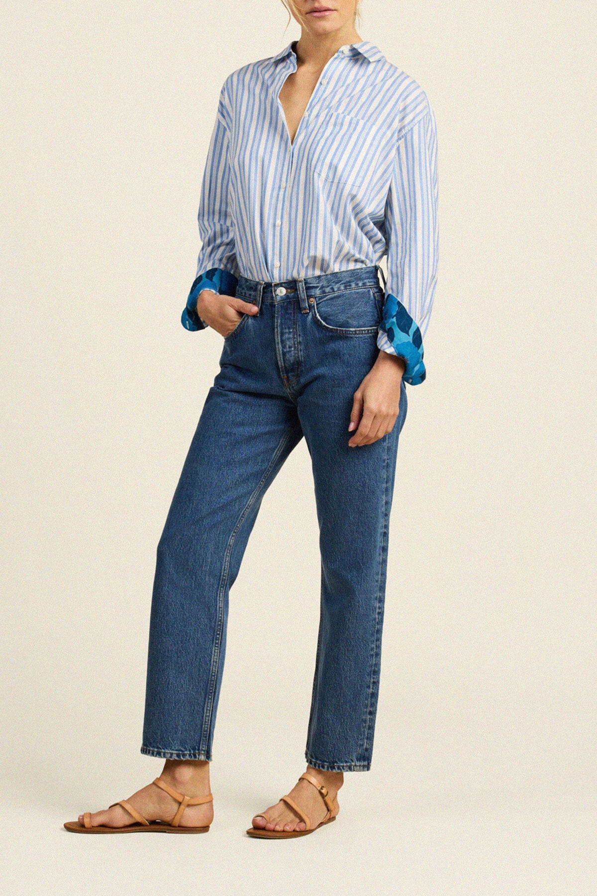 Blake Oversized Shirt Bahia Stripe