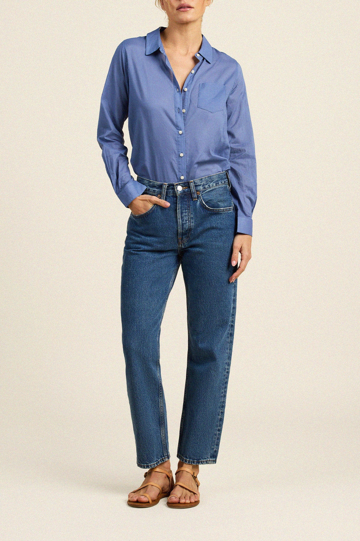 Gracie Shirt Blue Cove